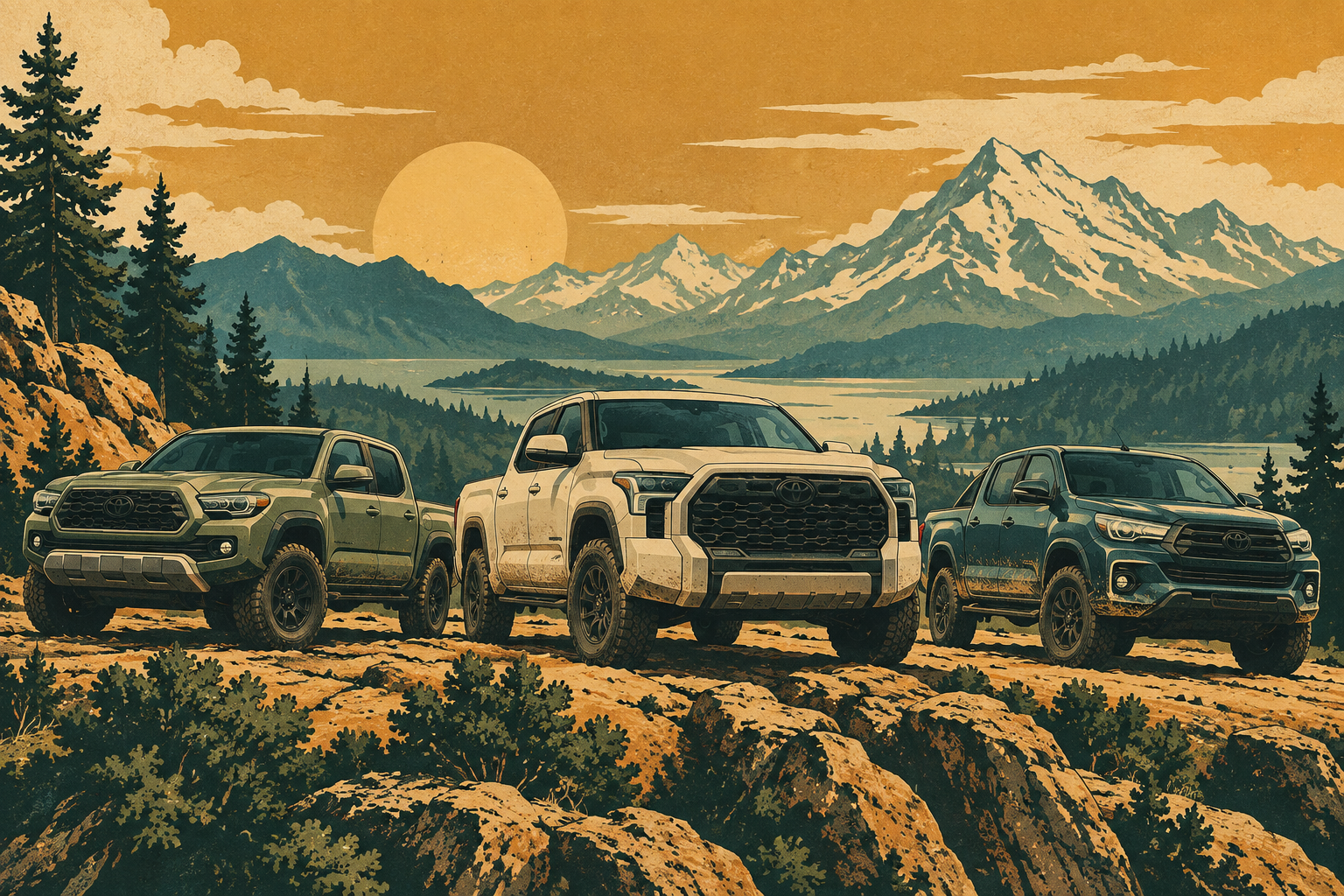 Chevrolet page-specific retro artwork