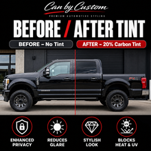 2024-2025 Ford F-250 Super Duty Crew Cab All Sides + Rear Window Carbon Tint Kit