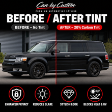 2017-2019 Ford Flex All Sides + Rear Window Carbon Window Tint Kit