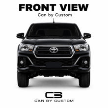 2016-2025 Toyota Hilux Crew Cab All Sides + Rear Window carbon tint front view