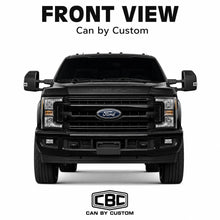 2017-2025 Ford F-250 Super Duty Extended Cab Front Windows carbon tint front view
