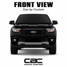 2019-2023 Ford Ranger Extended Cab Front Windows carbon tint front view