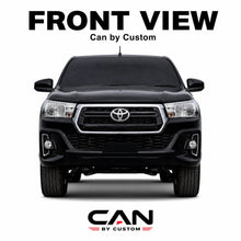 2016-2025 Toyota Hilux Extended Cab All Sides + Rear Window carbon tint front view