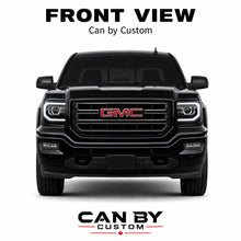 2015-2018 GMC Sierra 1500 Crew Cab Front Windows carbon tint front view