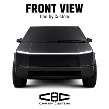 2024-2025 Tesla Cybertruck Crew Cab Front Windows carbon tint front view