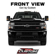 2015-2025 Chevrolet Silverado 3500HD Crew Cab Front Windows carbon tint front view