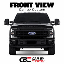 2017-2025 Ford F-350 Super Duty Extended Cab Front Windows carbon tint front view