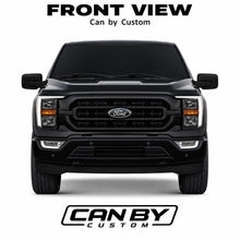 2021-2025 Ford F-150 Crew Cab Front Windows carbon tint front view