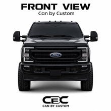 2017-2025 Ford F-250 Super Duty Crew Cab Front Windows carbon tint front view
