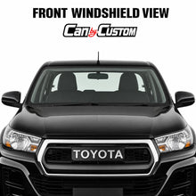 2016-2025 Toyota Hilux Extended Cab Side Windows carbon tint front windshield view