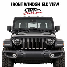 2020-2025 Jeep Gladiator Crew Cab Rear Windows carbon tint front windshield view