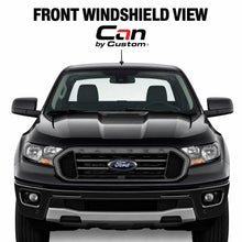 2019-2023 Ford Ranger Extended Cab Front Windows carbon tint front windshield view