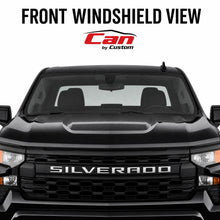 2019-2025 Chevrolet Silverado 1500 Double Cab Front Windows carbon tint front windshield view