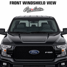 2015-2020 Ford F-150 Crew Cab Front Windows carbon tint front windshield view