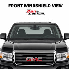 2015-2022 GMC Canyon Extended Cab Side Windows carbon tint front windshield view