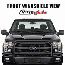 2015-2020 Ford F-150 Extended Cab Front Windows carbon tint front windshield view