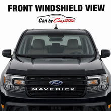 2022-2025 Ford Maverick Crew Cab Front Windows carbon tint front windshield view