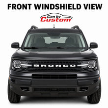 2021-2025 Ford Bronco Sport Utility Rear Windows carbon tint front windshield view