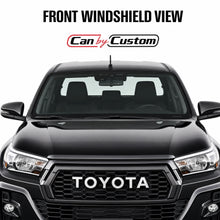 2016-2025 Toyota Hilux Crew Cab Side Windows carbon tint front windshield view