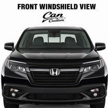 2017-2025 Honda Ridgeline Crew Cab All Sides + Rear Window carbon tint front windshield view