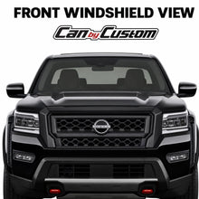 2022-2025 Nissan Frontier Extended Cab All Sides + Rear Window carbon tint front windshield view