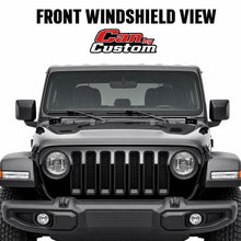 2018-2025 Jeep Wrangler Sport Utility All Sides + Rear Window carbon tint front windshield view