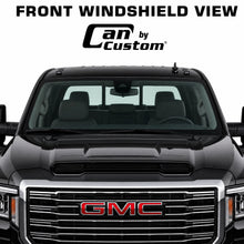 2015-2025 GMC Sierra 2500HD Crew Cab Rear Windshield carbon tint front windshield view