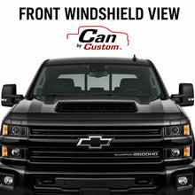 2015-2025 Chevrolet Silverado 3500HD Crew Cab Front Windows carbon tint front windshield view
