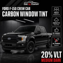 2017-2025 Ford F-150 Crew Cab All Sides + Rear Window Carbon Window Tint Kit
