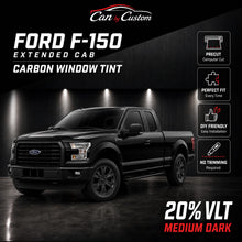 2017-2025 Ford F-150 Extended Cab All Sides + Rear Window Carbon Tint Kit