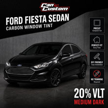 2017-2019 Ford Fiesta Sedan All Sides + Rear Window Carbon Tint Kit