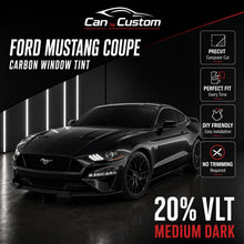 2017-2021 Ford Mustang Coupe All Sides + Rear Window Carbon Tint Kit