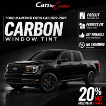 2022-2025 Ford Maverick Crew Cab Rear Windows carbon tint hero vehicle