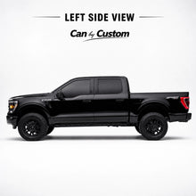 2021-2025 Ford F-150 Crew Cab Rear Windshield carbon tint left side view