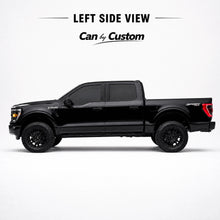 2015-2020 Ford F-150 Crew Cab Rear Windows carbon tint left side view