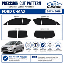 2017-2018 Ford C-Max All Sides + Rear Window Carbon Tint Kit