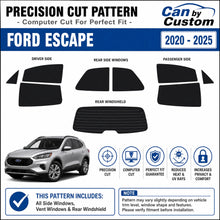 2017-2019 Ford Escape All Sides + Rear Window Carbon Window Tint Kit