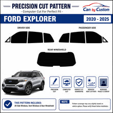 2017-2025 Ford Explorer All Sides + Rear Window Carbon Tint Kit