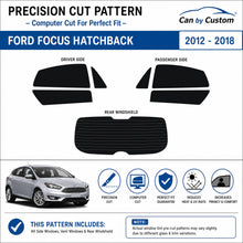 2017-2018 Ford Focus Hatchback All Sides + Rear Window Carbon Tint Kit