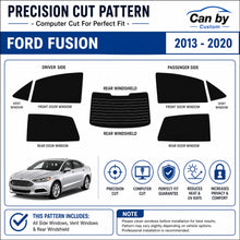 2017-2020 Ford Fusion All Sides + Rear Window Carbon Tint Kit