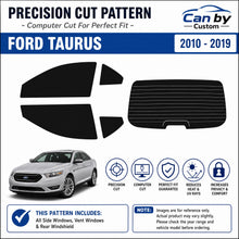 2017-2019 Ford Taurus All Sides + Rear Window Carbon Tint Kit