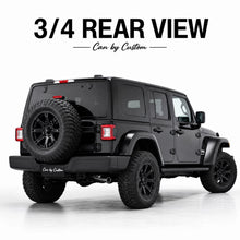 2018-2025 Jeep Wrangler Sport Utility Rear Windshield carbon tint rear view