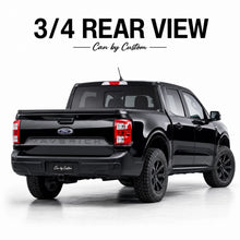 2022-2025 Ford Maverick Crew Cab Rear Windows carbon tint rear view