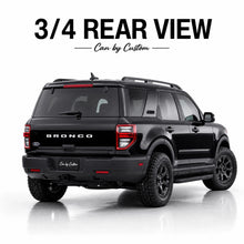 2021-2025 Ford Bronco Sport Utility All Sides + Rear Window carbon tint rear view