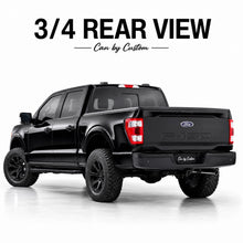 2021-2025 Ford F-150 Crew Cab Rear Windshield carbon tint rear view