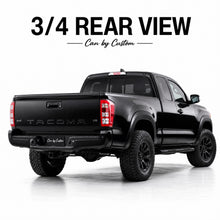 2024-2025 Toyota Tacoma Extended Cab Front Windows carbon tint rear view