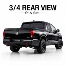 2017-2025 Honda Ridgeline Crew Cab Rear Windshield carbon tint rear view