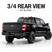 2015-2020 Ford F-150 Extended Cab Side Windows carbon tint rear view