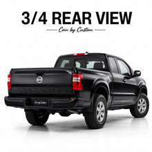 2015-2021 Nissan Frontier Extended Cab Rear Windshield carbon tint rear view