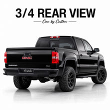 2015-2018 GMC Sierra 1500 Crew Cab Rear Windshield carbon tint rear view